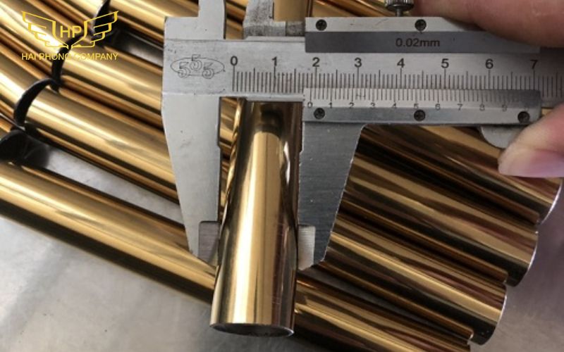Ưu điểm ống Inox mạ vàng
