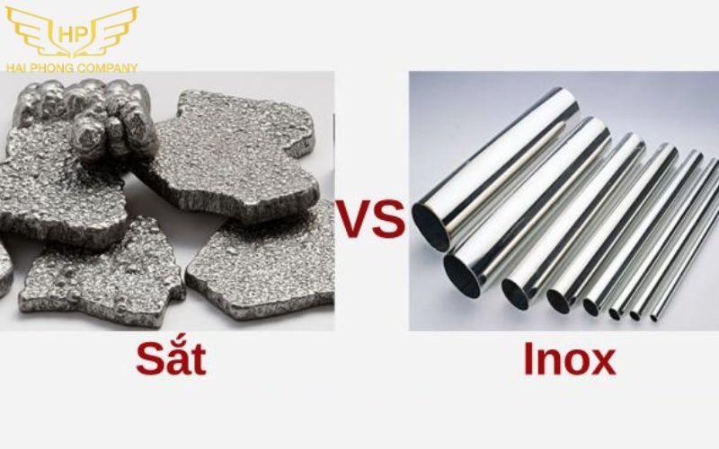 Inox và sắt cái nào cứng hơn?