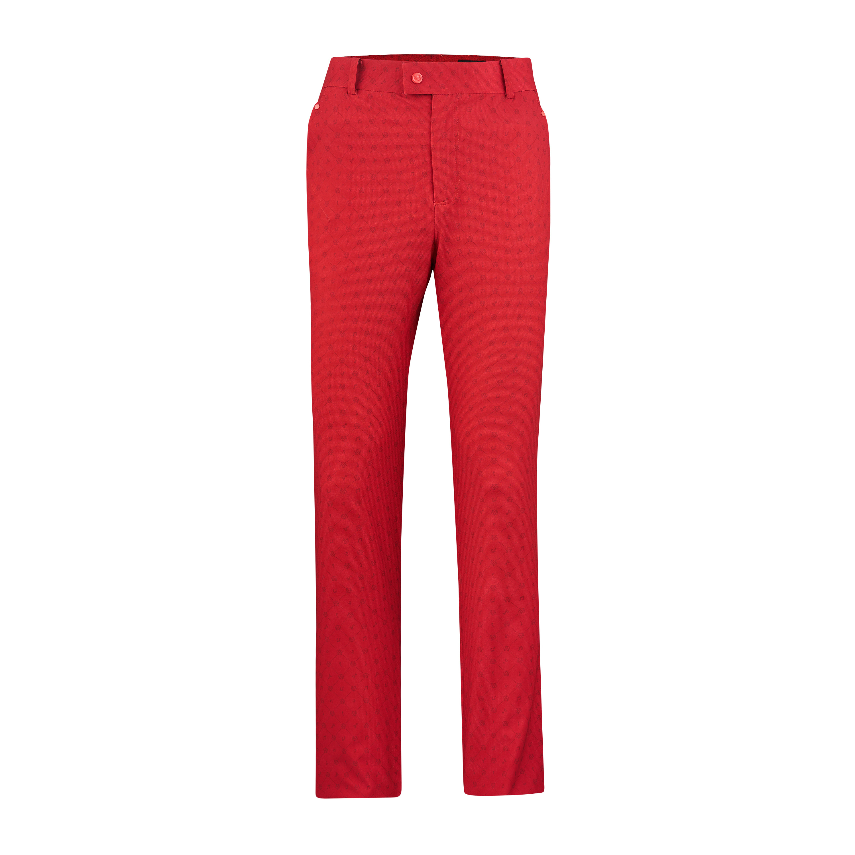 Men's Red Golf Pants