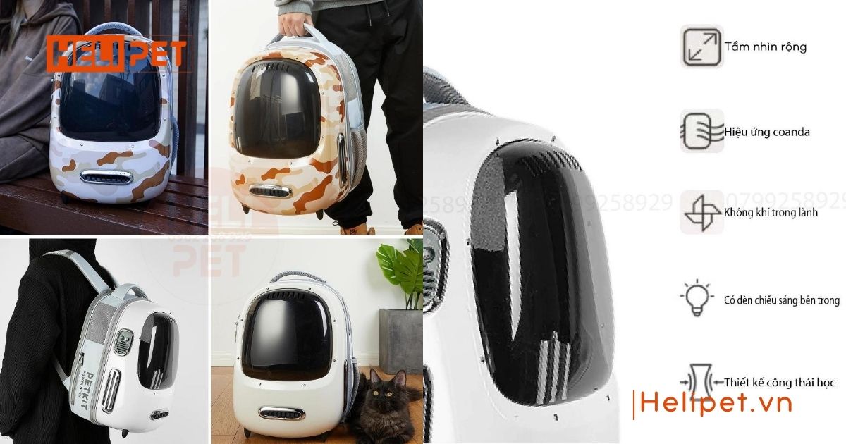 Balo vận chuyển chó mèo