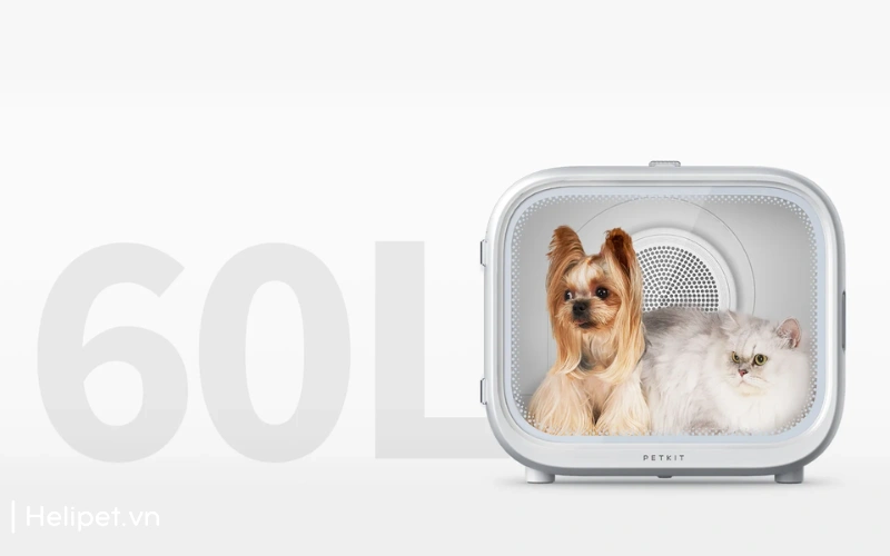 Lồng sấy PETKIT AIRSALON MAX dung tích đến 60L thoải mái sử dụng cho thú cưng