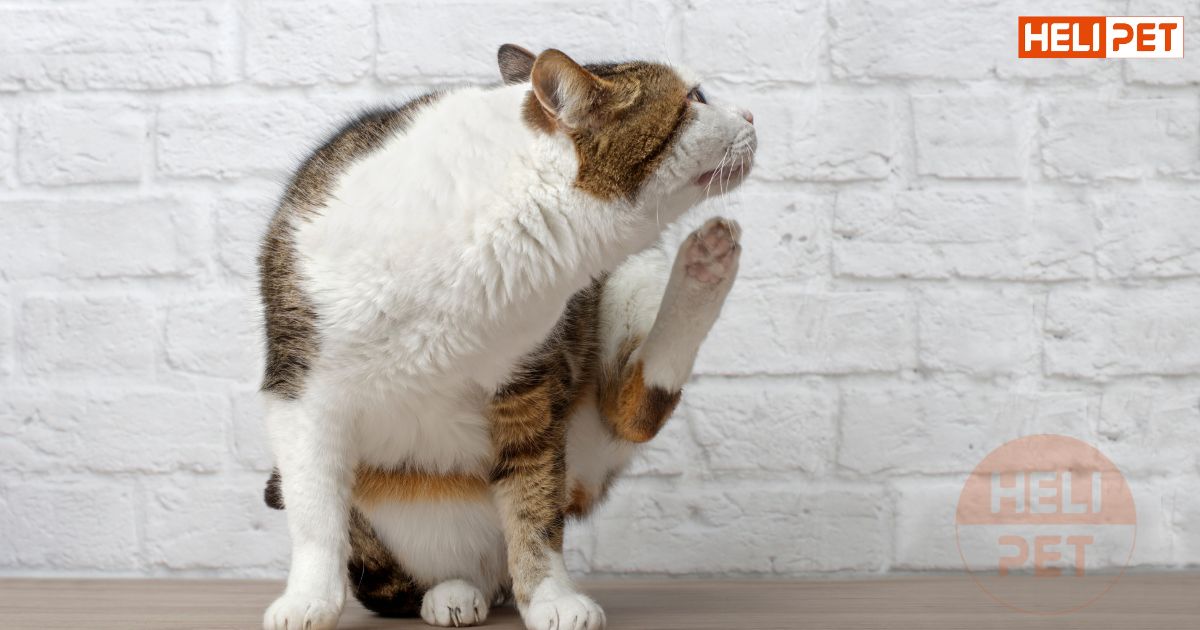 Dấu hiệu mèo bị rận tai