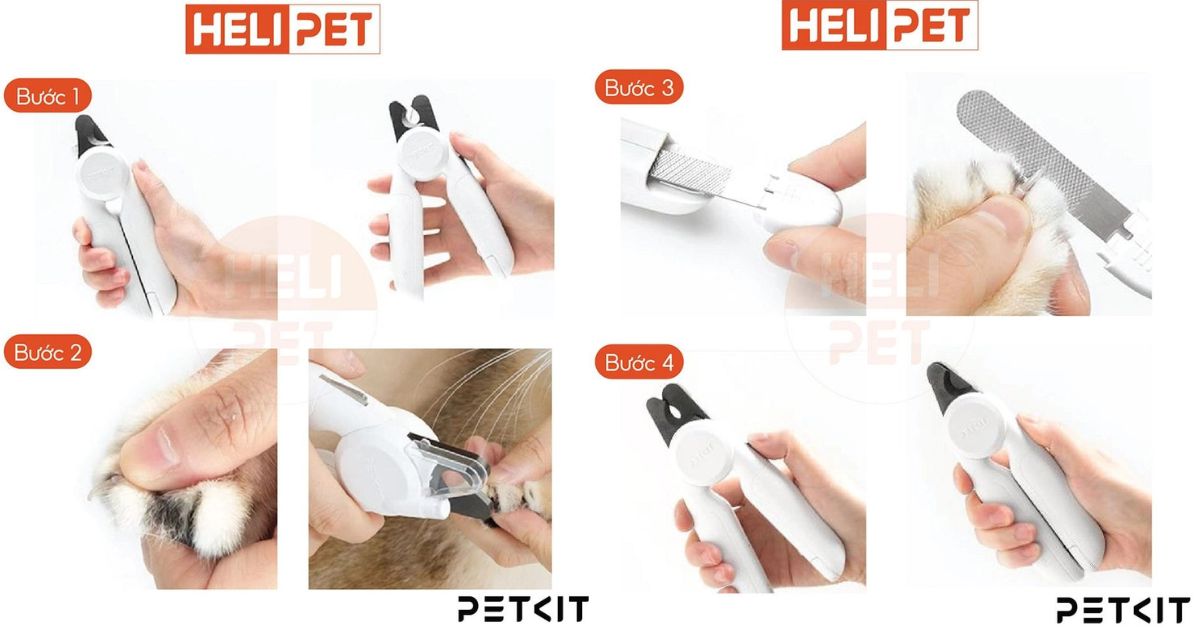 Kềm cắt móng chó mèo Petkit Pro