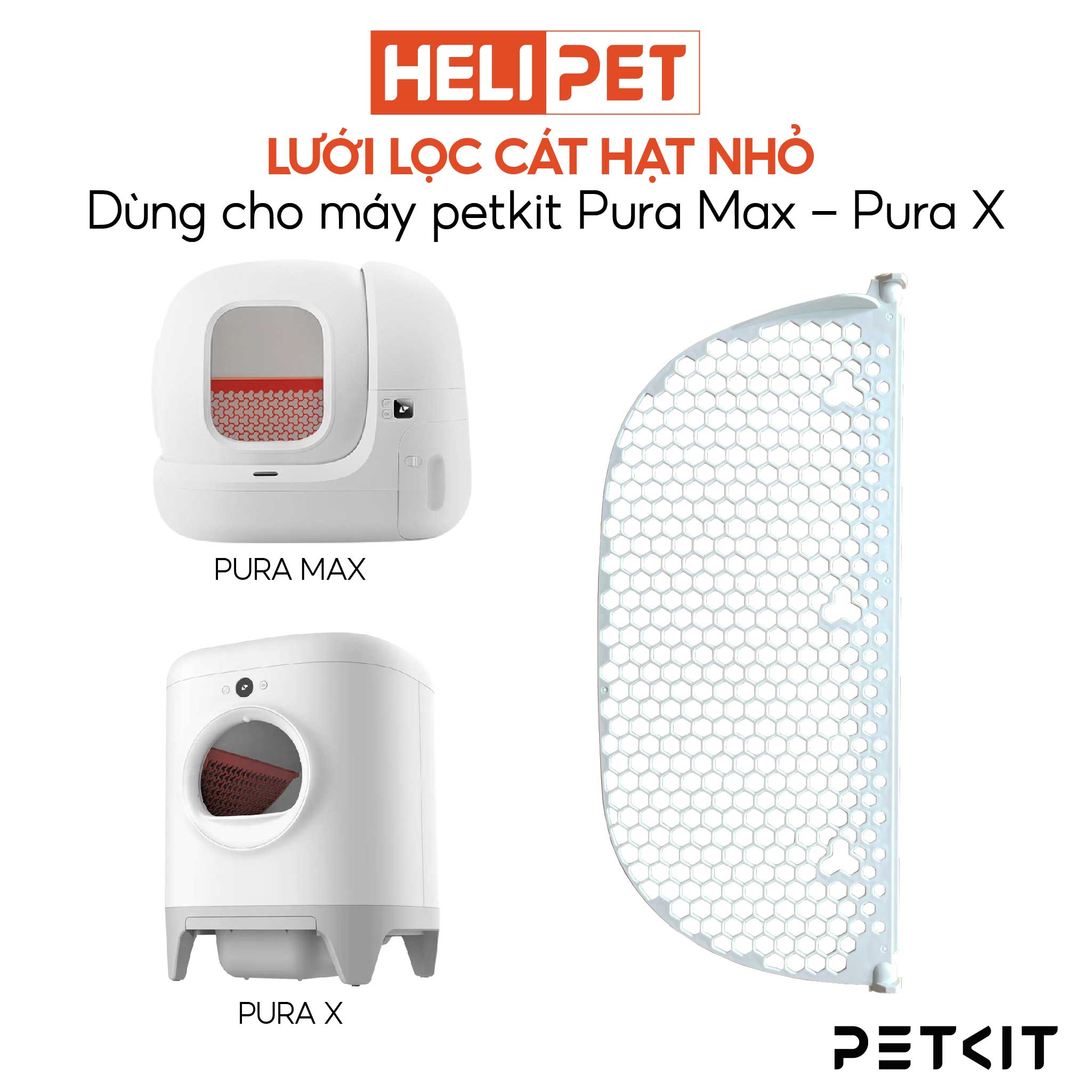 Lưới lọc cát hạt nhỏ dùng cho PETKIT bản tiêu chuẩn