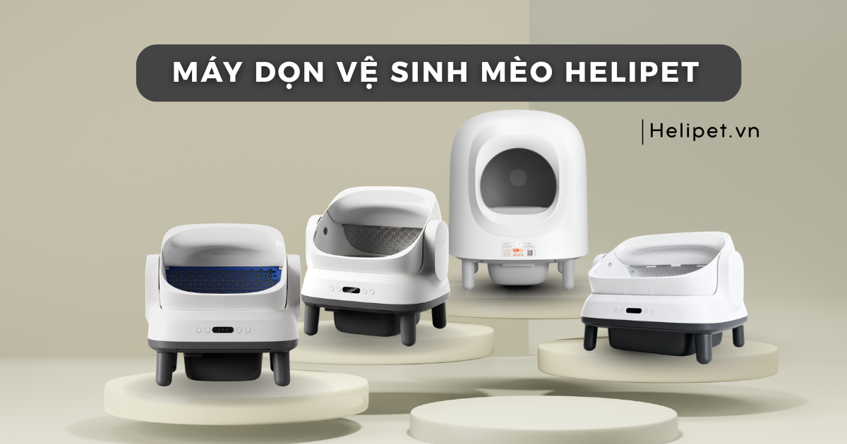 Sản phẩm máy vệ sinh mèo HELIPET
