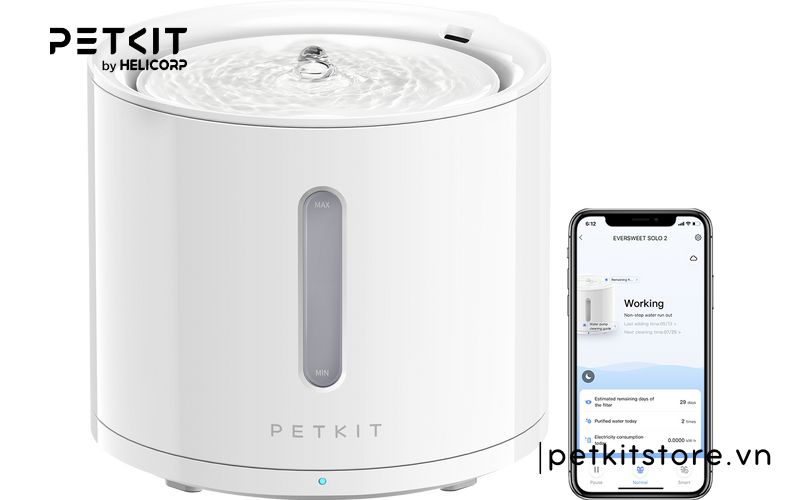 Máy lọc nước cho mèo PETKIT Eversweet Solo 2