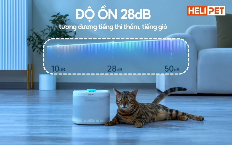Máy lọc nước cho chó mèo HELIPET PURE 3