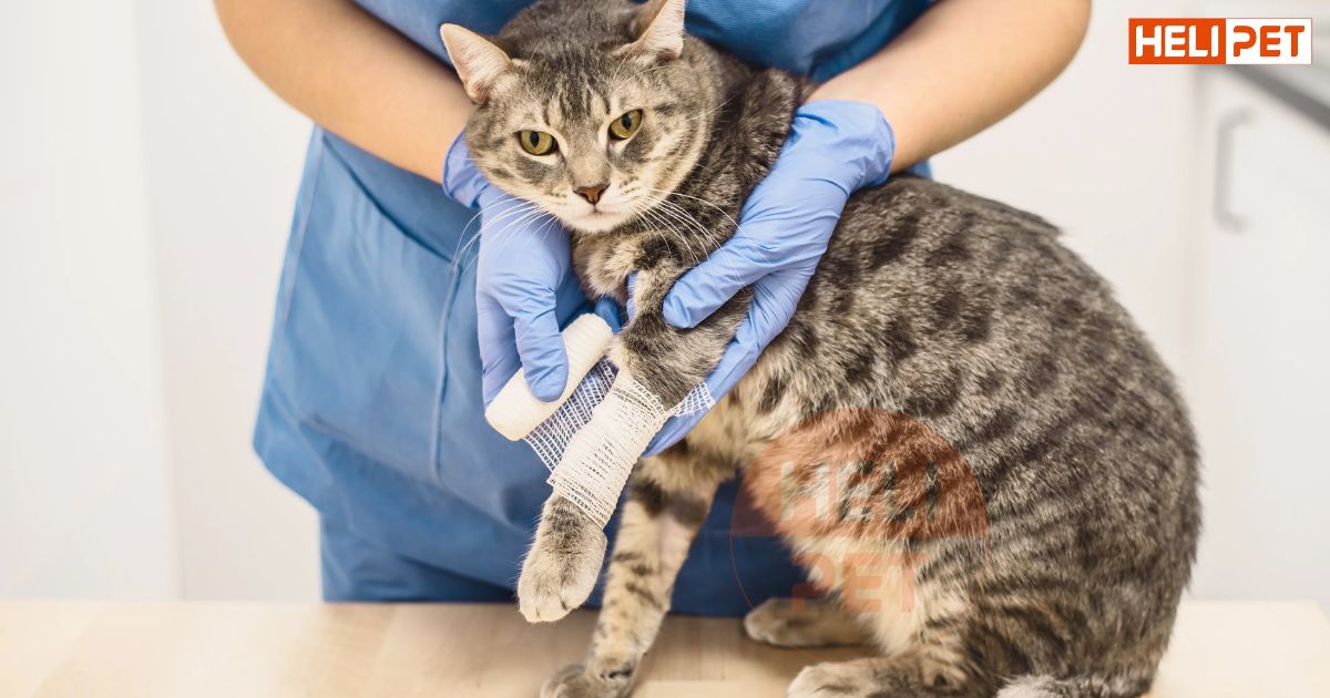 mèo bị gãy chân có chết không