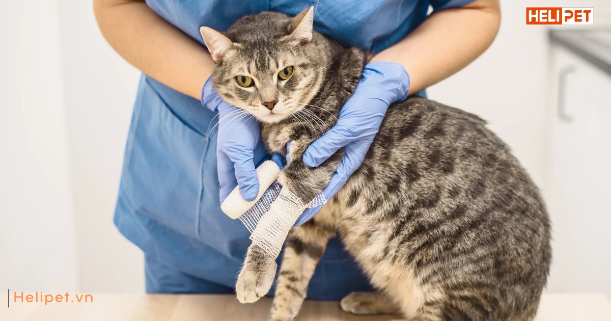 Mèo bị gãy xương có tự lành được không