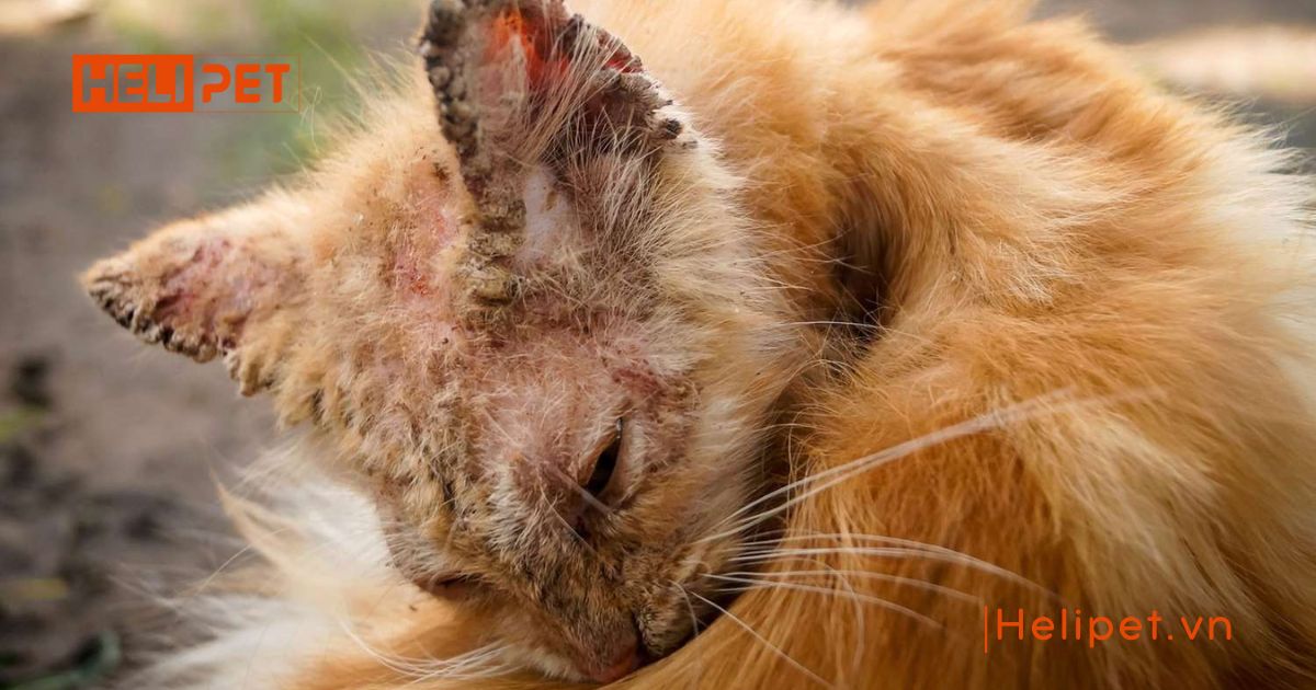 Mèo bị ghẻ có lây sang người không