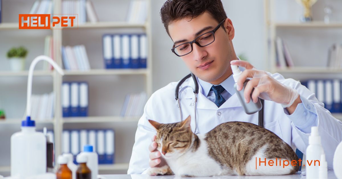 Mèo bị rận phải làm sao