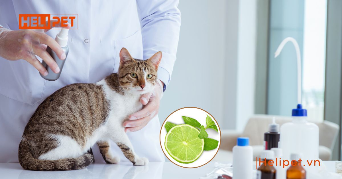 Mèo bị rận phải làm sao