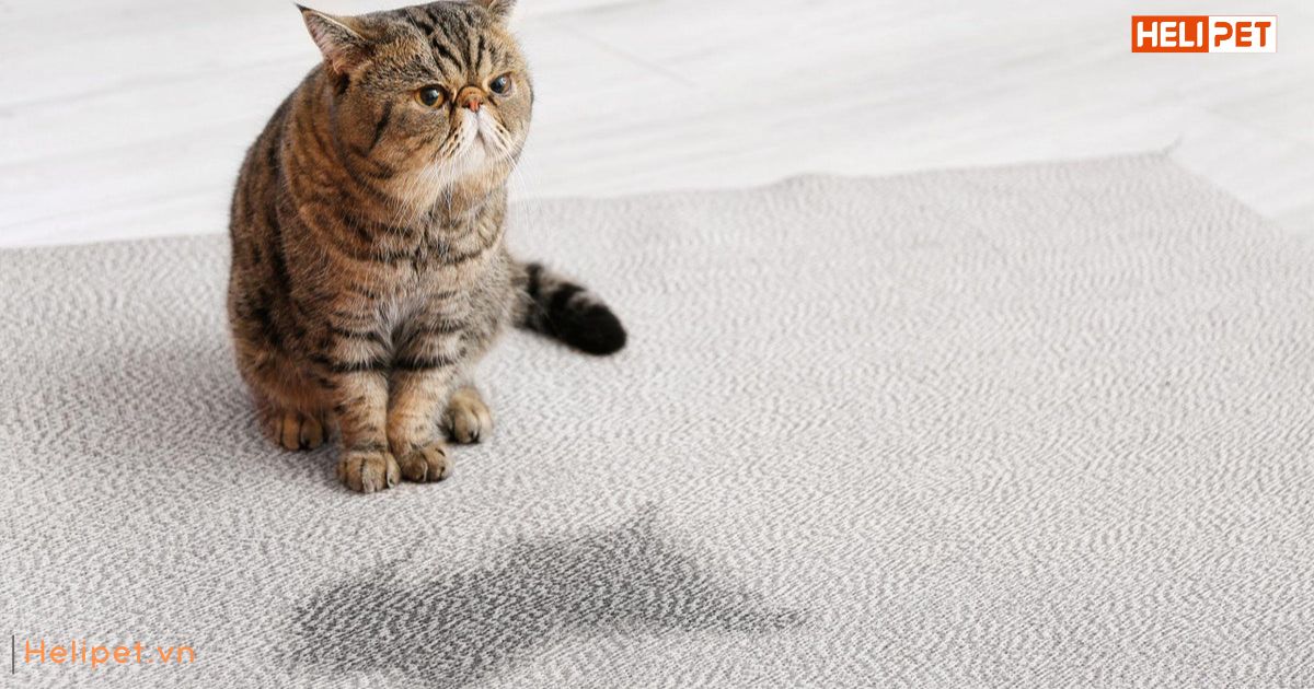 Mèo bị tiểu ra máu: Sen nên làm gì