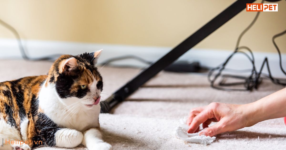 Mèo bị tiểu ra máu: Sen nên làm gì