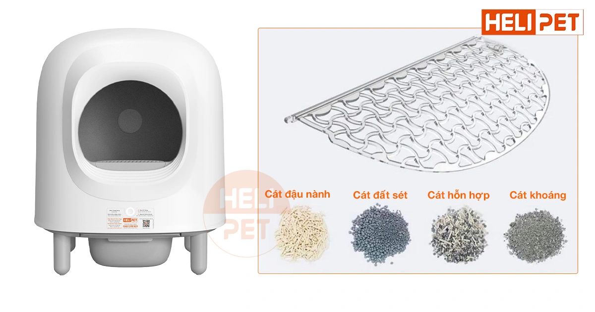 nhà vệ sinh cho mèo khử mùi