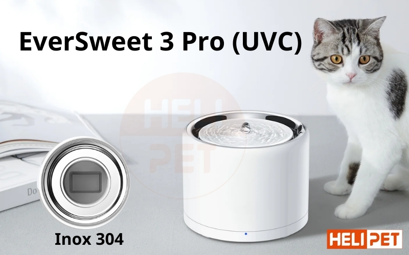 Máy lọc nước PETKIT EverSweet 3 Pro UVC (Solo 7) - Bơm không dây