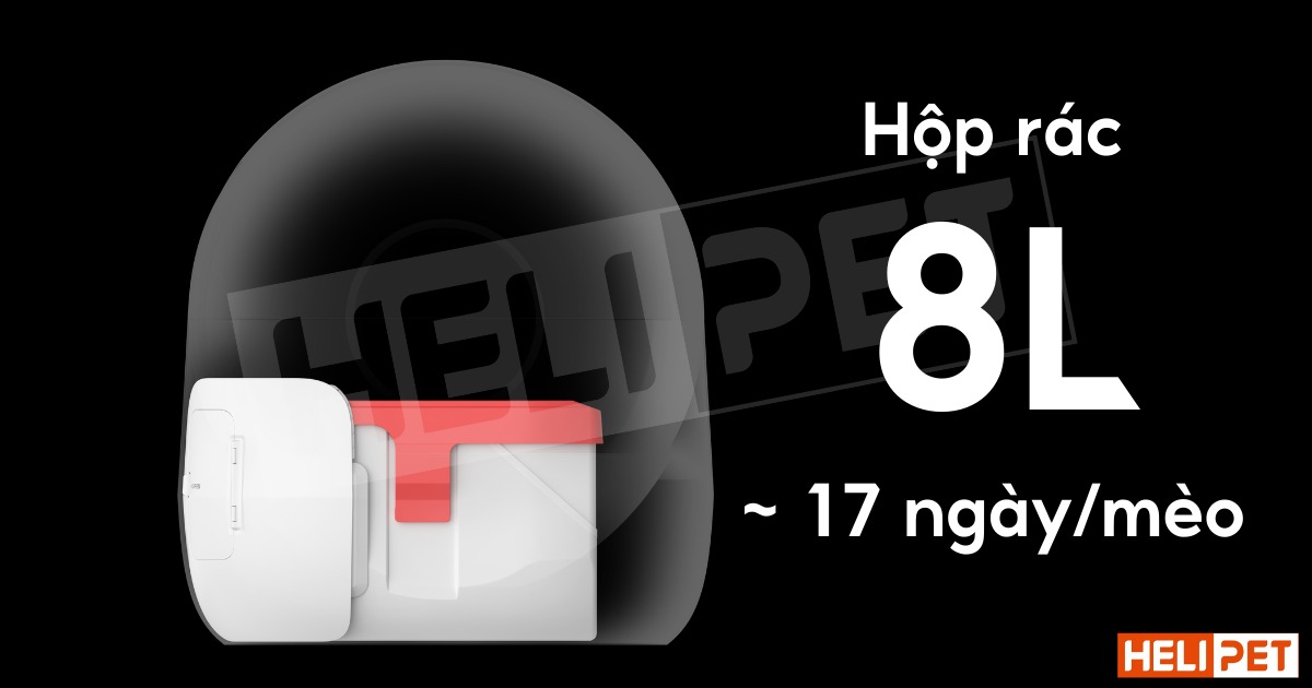 Máy dọn vệ sinh mèo PETKIT PUROBOT MAX PRO