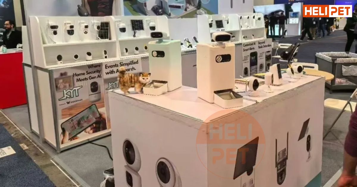 Máy cho thú cưng ăn thông minh với công nghệ AI hiện đại