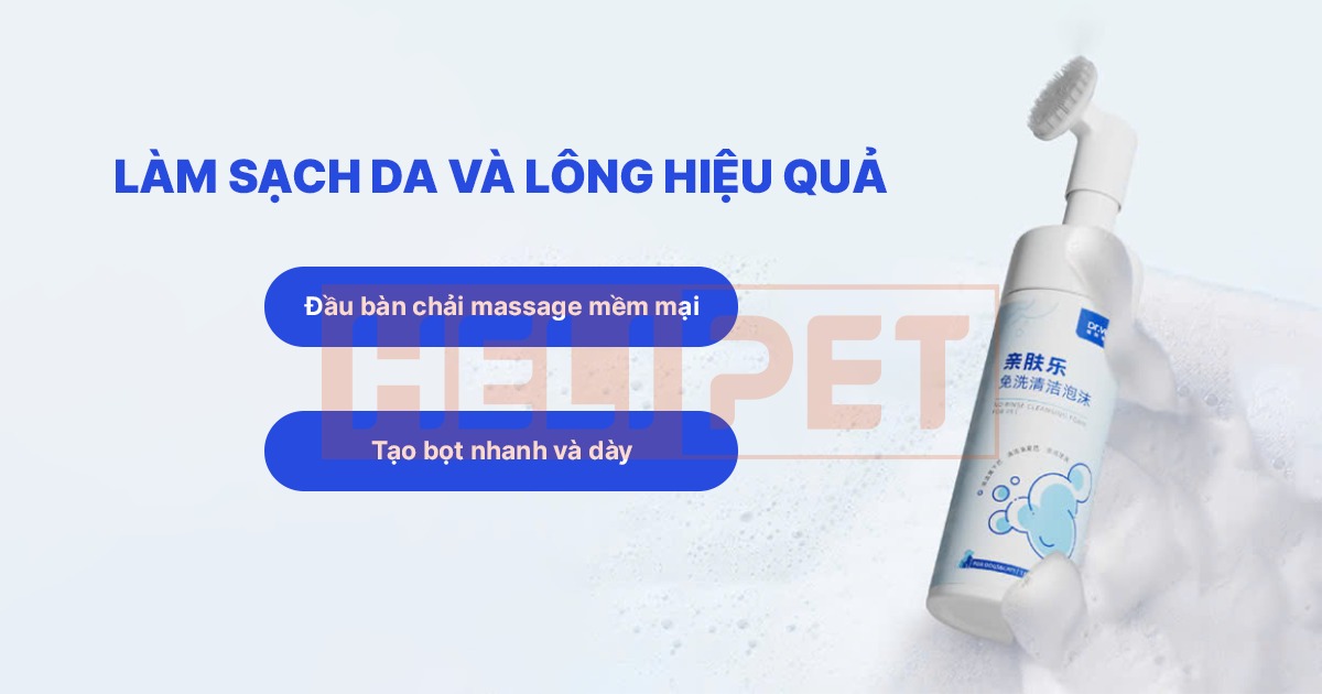 Sữa tắm khô cho chó mèo DR.VET