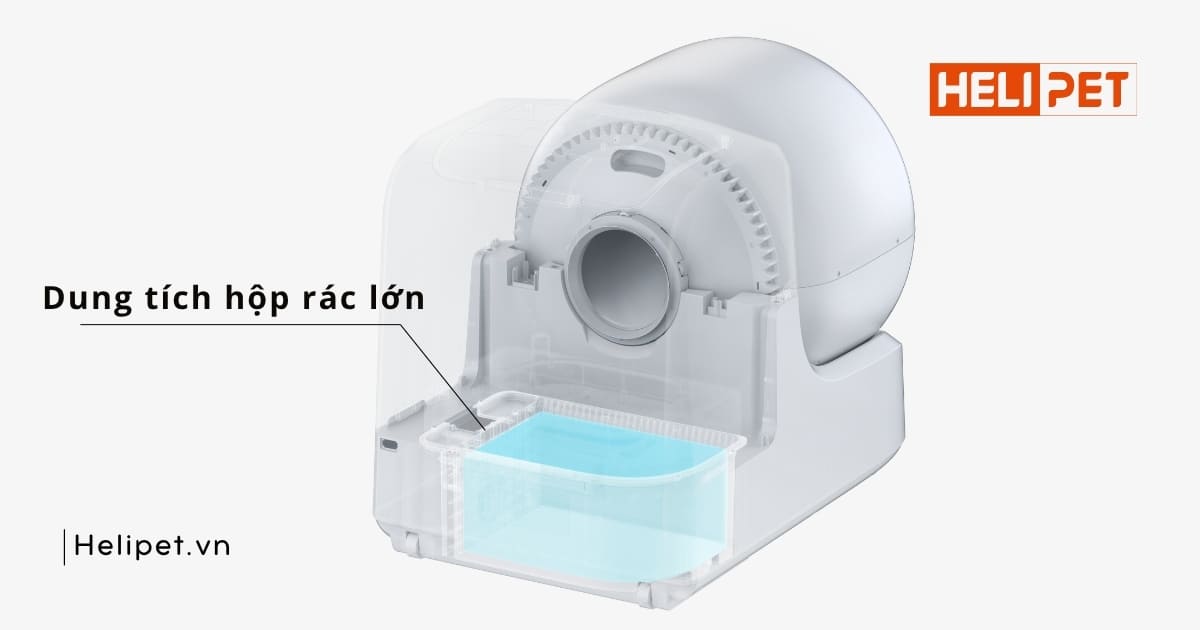 Dung tích máy dọn vệ sinh càng lớn, càng rảnh tay