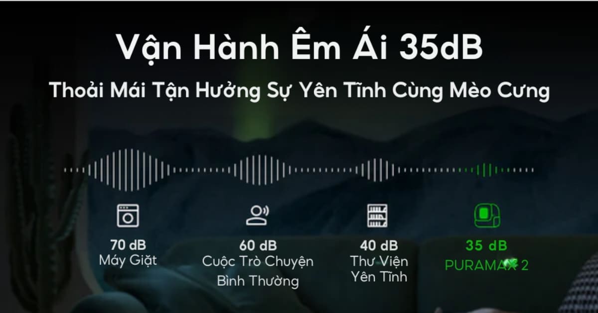 Máy dọn vệ sinh PETKIT đều vận hành ở 35dB