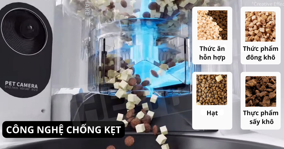 máy ăn có camera Petkit Solo YumShare