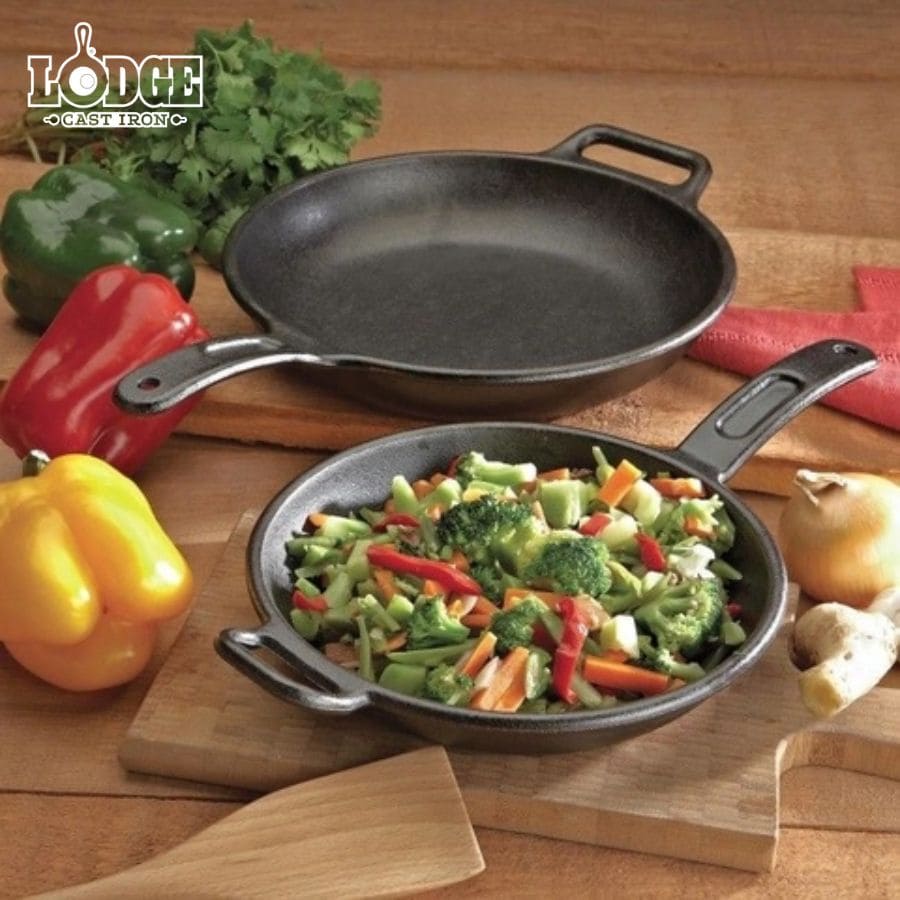 Chảo gang bếp từ có khả năng giữ nhiệt tuyệt vời