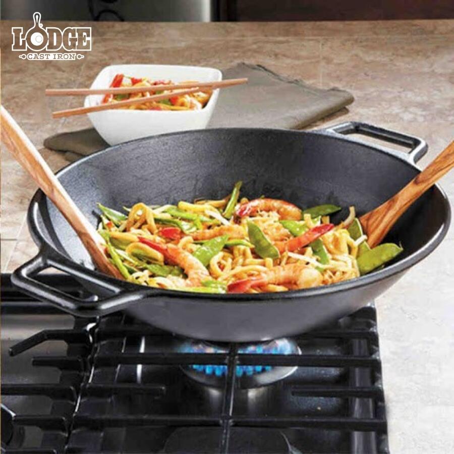 Chảo gang dùng được trên mọi loại bếp