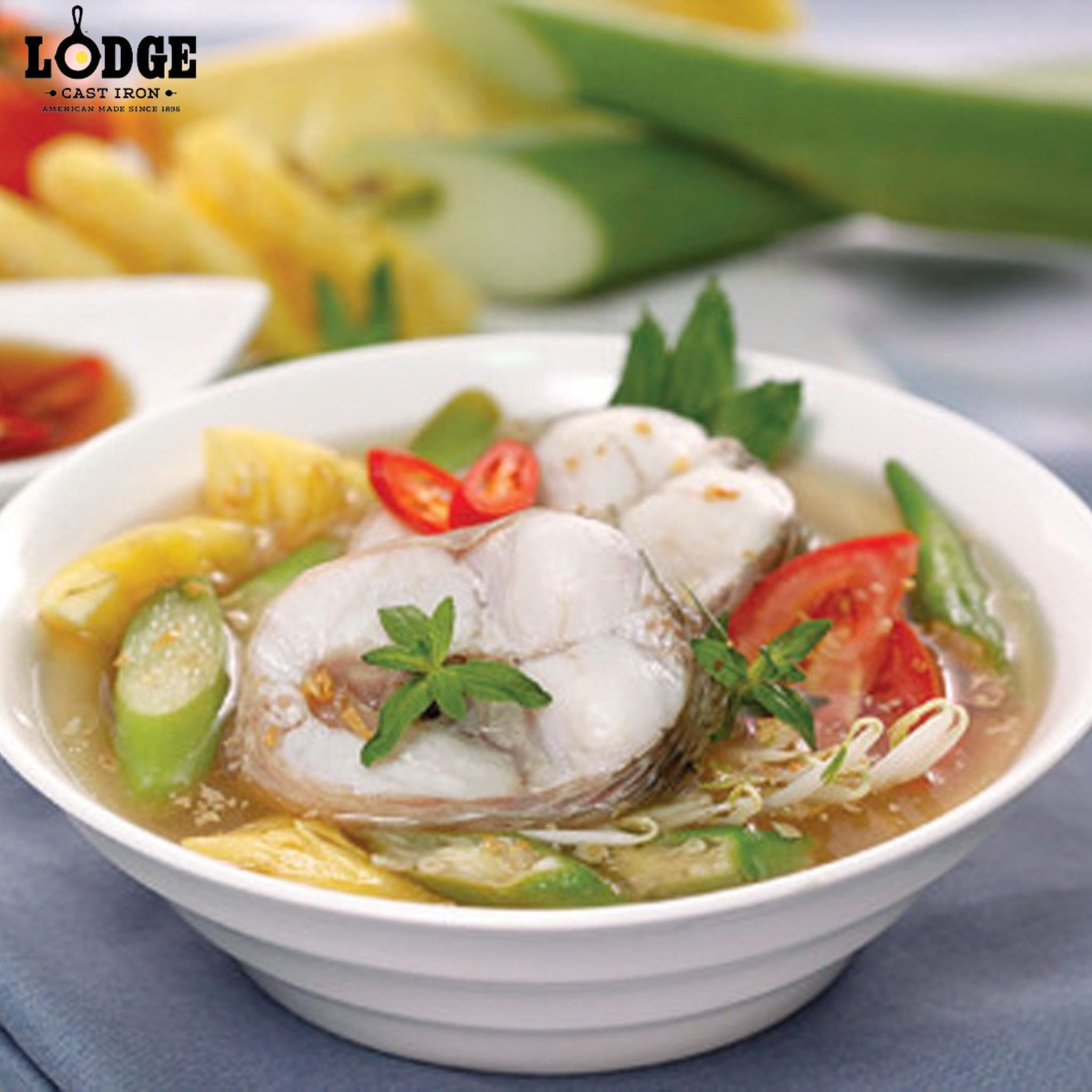 Món canh chua hoàn thiện