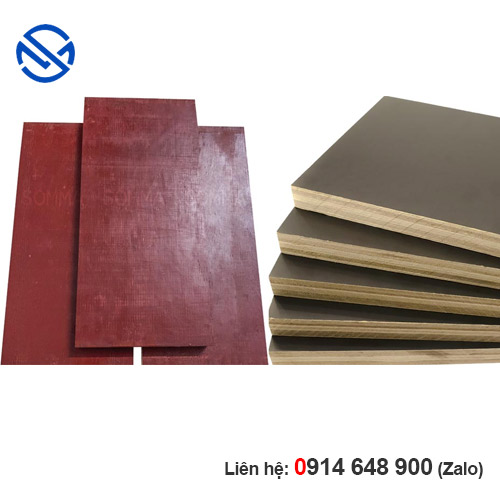 Gỗ coffa phủ keo và gỗ coffa phủ phim