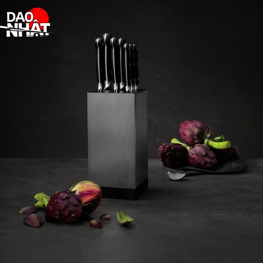 Bảo quản dao trên giá/hộp cắm dao chuyên dụng