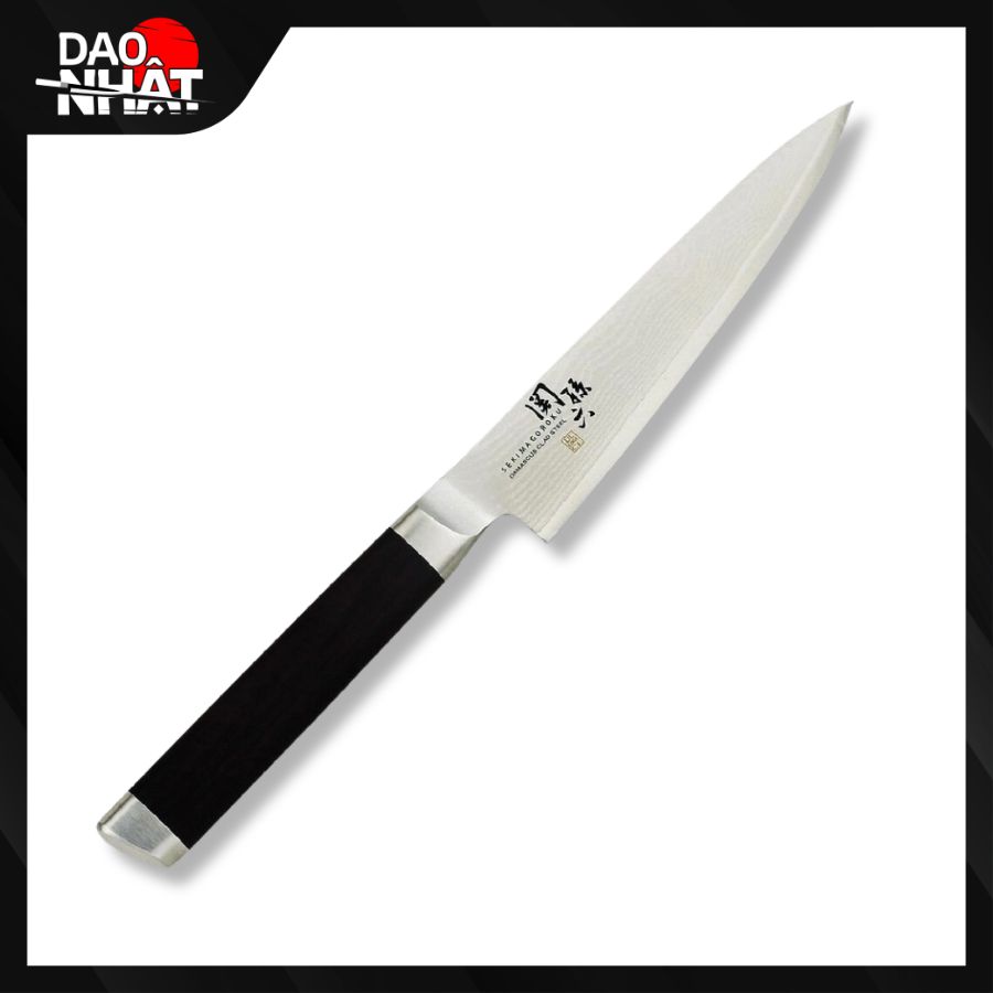 Dao gọt Seki Magoroku Damascus - 15cm