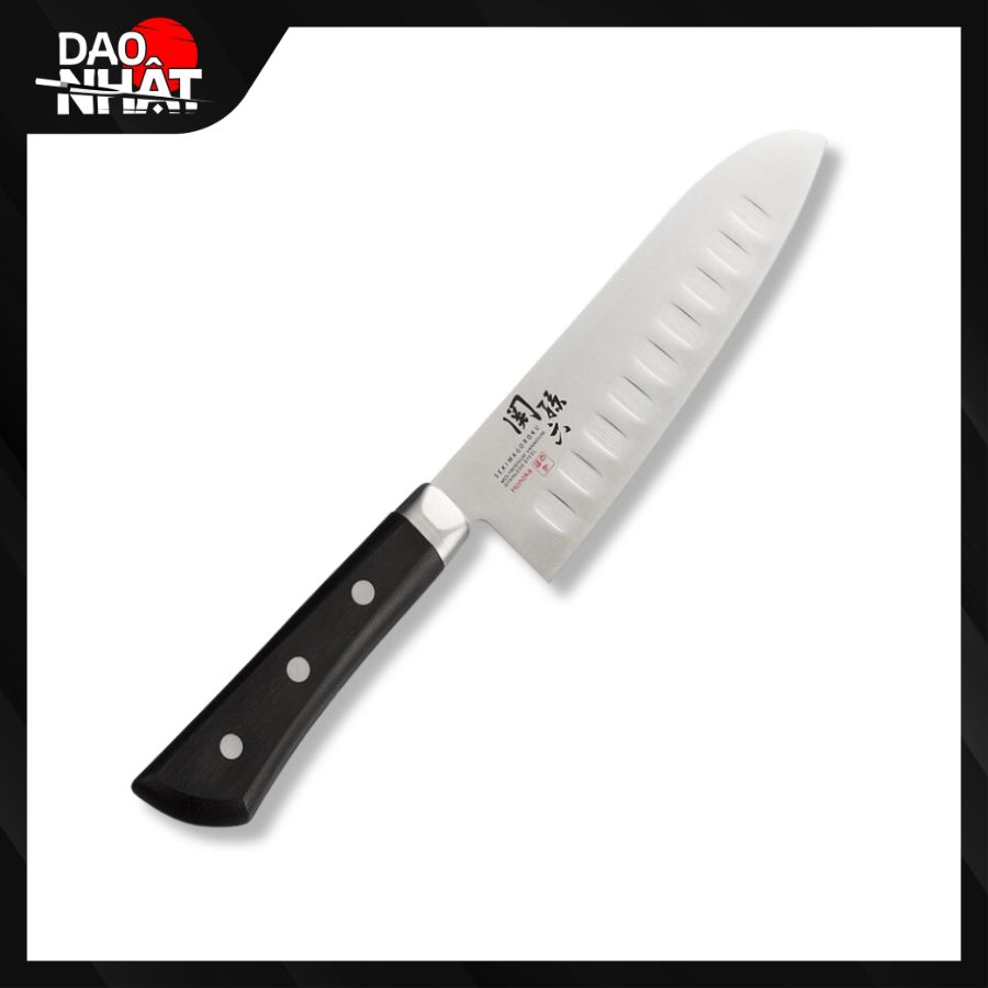 Dao Santoku Hollow Seki Magoroku Honoka - 16.5cm