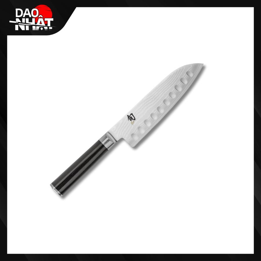 Dao Santoku Hollow Shun Classic - 17.8cm