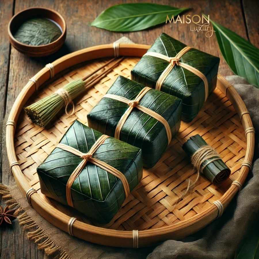 bánh chưng cổ truyền việt nam