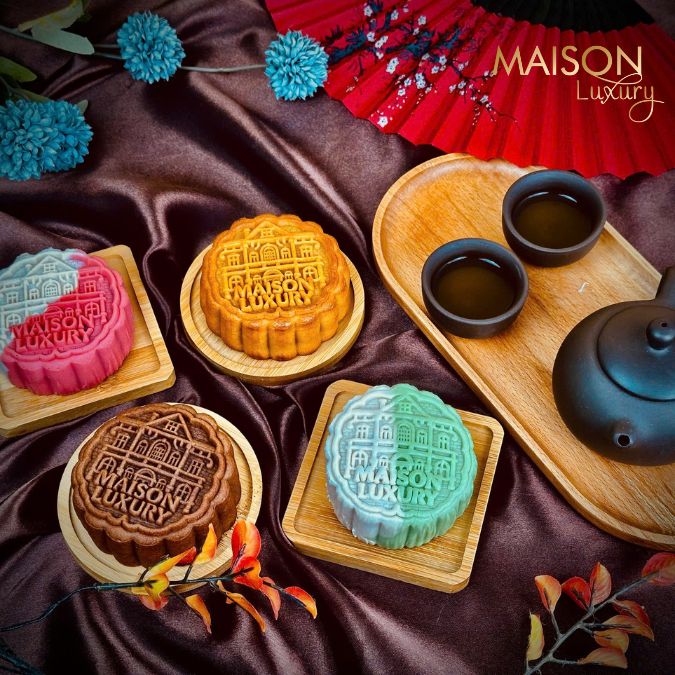 Bánh Trung thu Tuyết Nướng Cốm Dừa Mochi Maison Luxury: Tinh Hoa Vị Truyền Thống