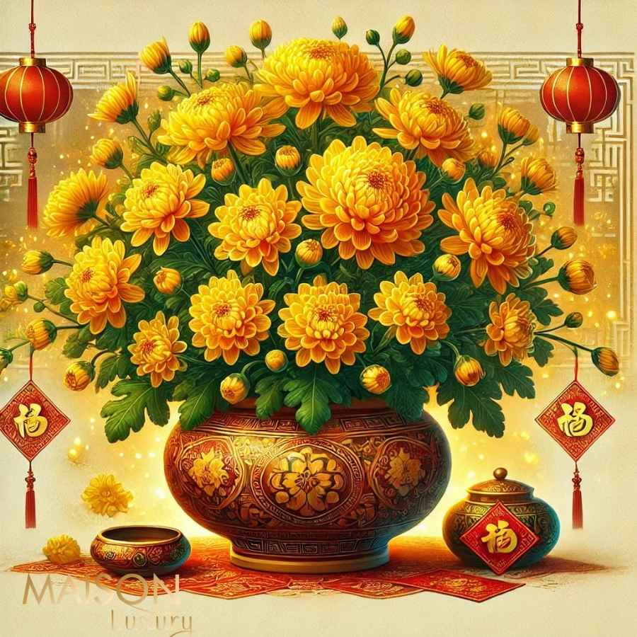 hoa cúc ngày tết