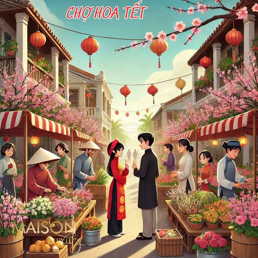 chợ hoa ngày tết