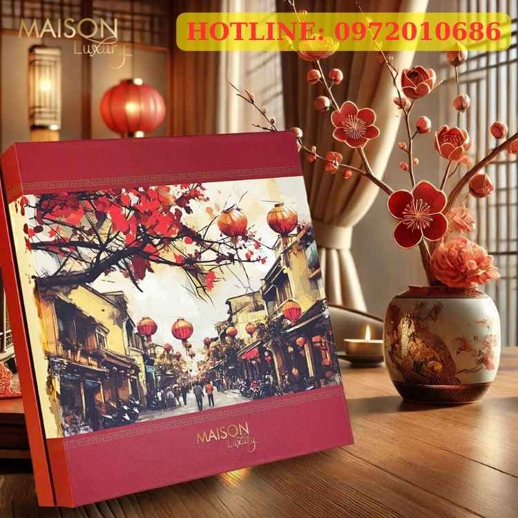 Hộp quà tết 800k giá rẻ Maison