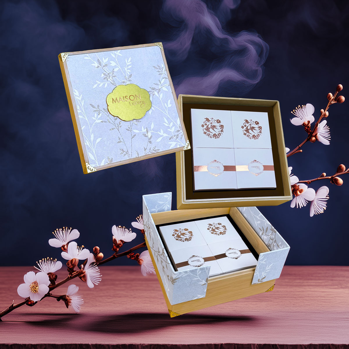 Hộp Quà Tết Maison Elites 1-Thiết kế 2 tầng cao cấp