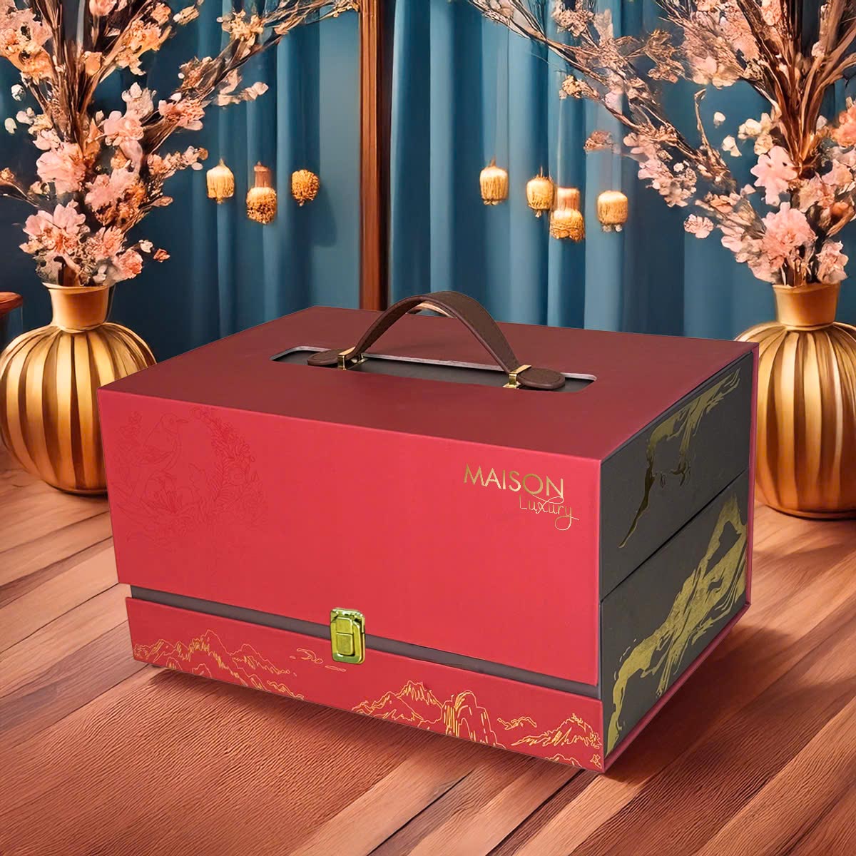 Hộp Quà Tết Maison LaCasTa 2 - Tuyệt Tác Quà Tết 2 Tầng Đẳng Cấp