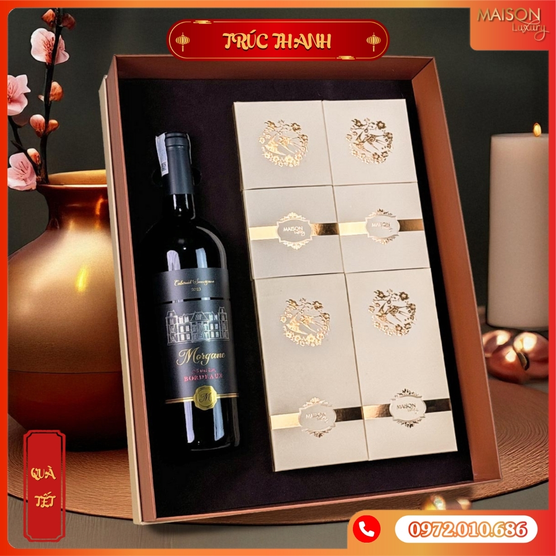 Hộp Quà Tết Maison Trúc Thanh 2 - Quà Tết Truyền Thống