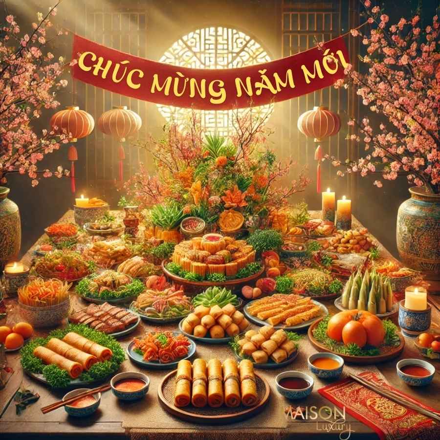 các món ăn mang lại may mắn đầu năm mới