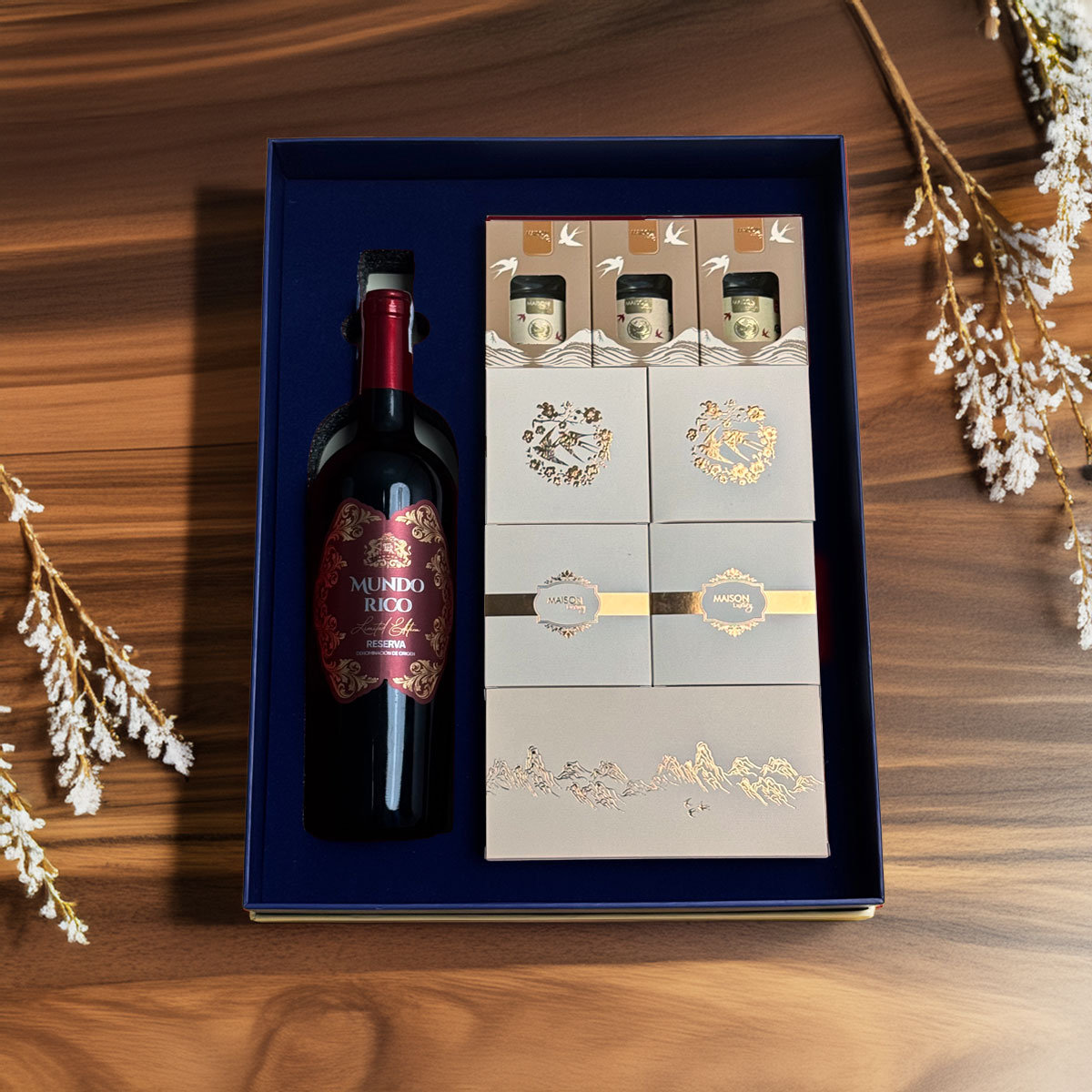 Hộp Quà Tết Maison Hạnh Phúc 2026 - 4 - Quà Tết Rượu Vang