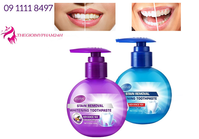 sefudun stain removal whitening toothpaste là gì