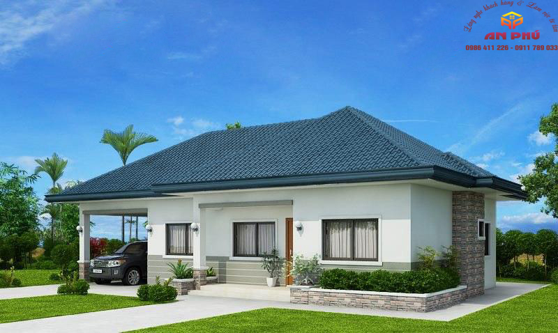 Thiết kế khuôn viên rộng rãi, thoáng mát