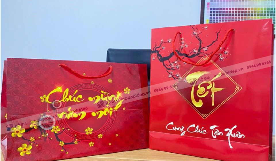Túi chúc mừng năm mới đẹp