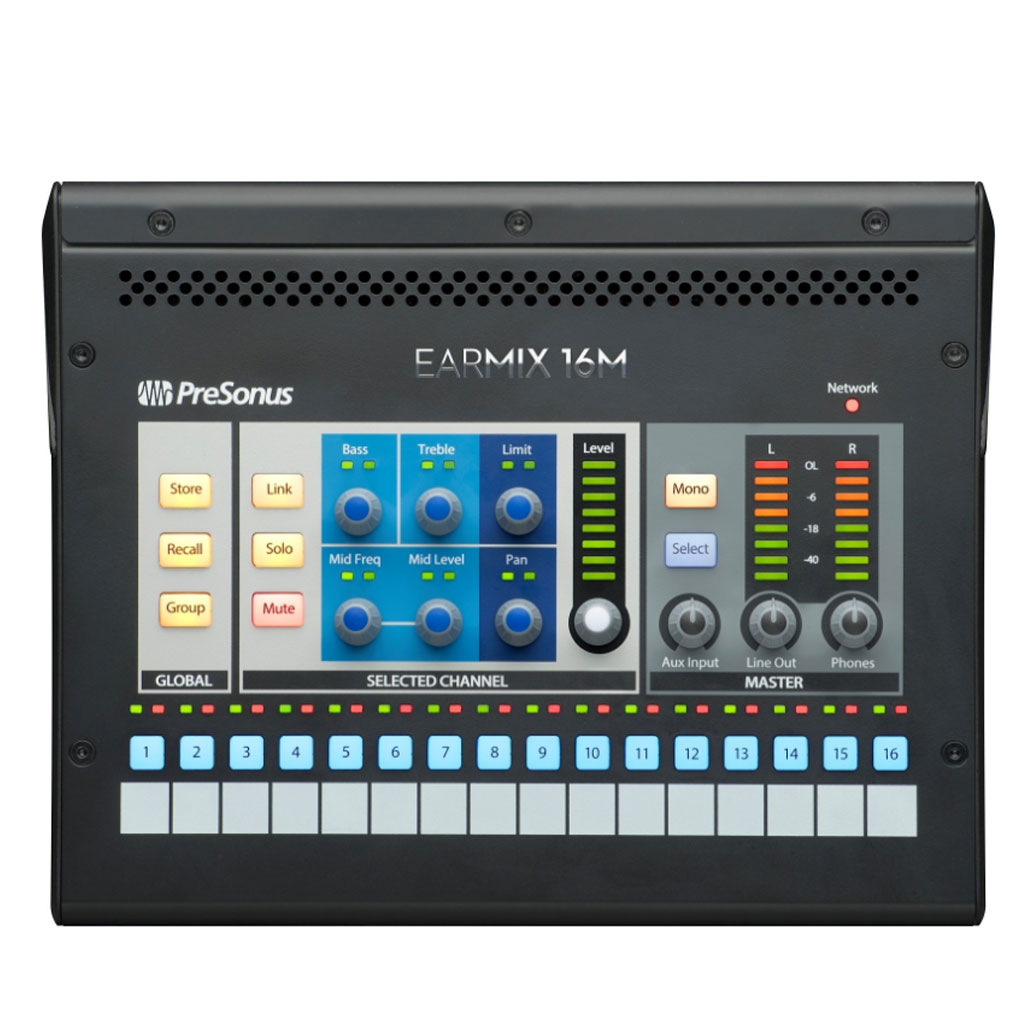 Bộ trộn âm thanh PreSonus EarMix 16M AVB | Chính hãng - Trả góp 0%