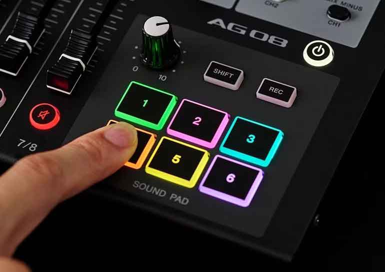 Bàn trộn USB với 8 kênh Yamaha AG08 | Chính hãng - Trả góp 0%