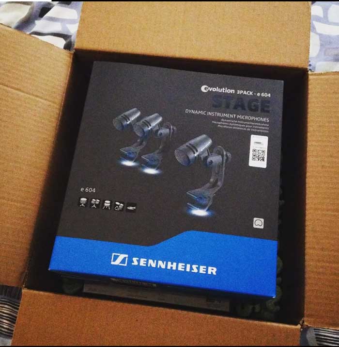 Bộ 3 micro trống Sennheiser e 604 | Chính hãng - Trả góp 0%